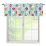Hot Air Balloon Pattern Print Window Valance