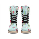 Hot Air Balloon Pattern Print Winter Boots