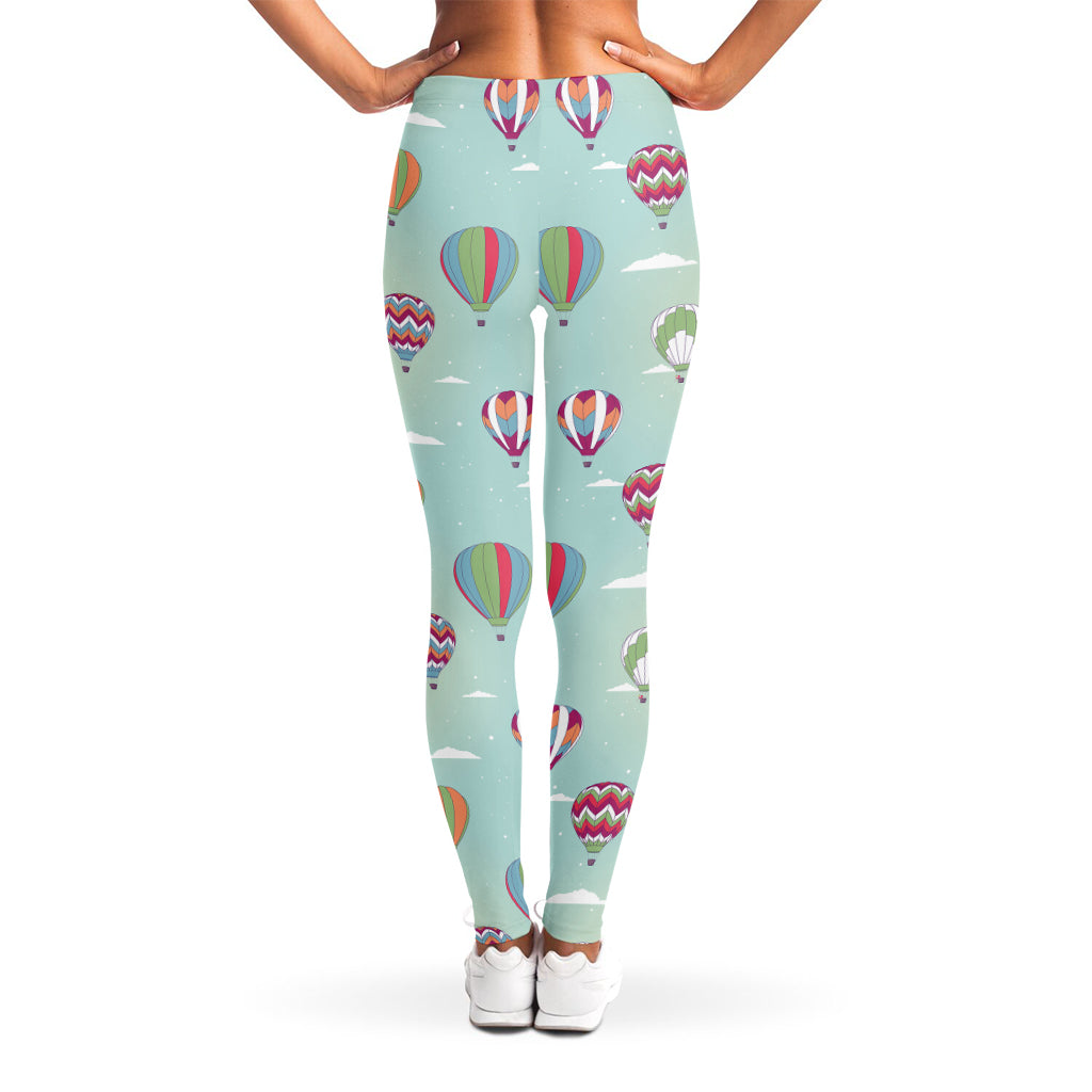 Hot Air Balloon Pattern Print Women's Leggings