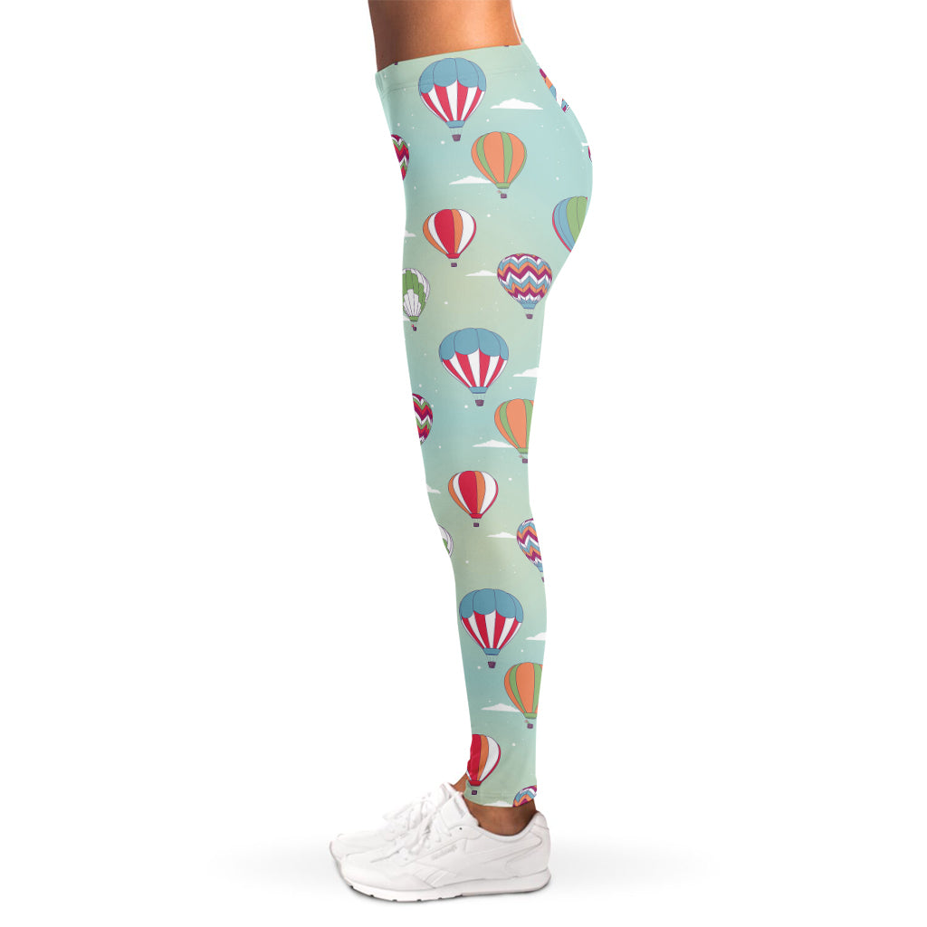 Hot Air Balloon Pattern Print Women's Leggings