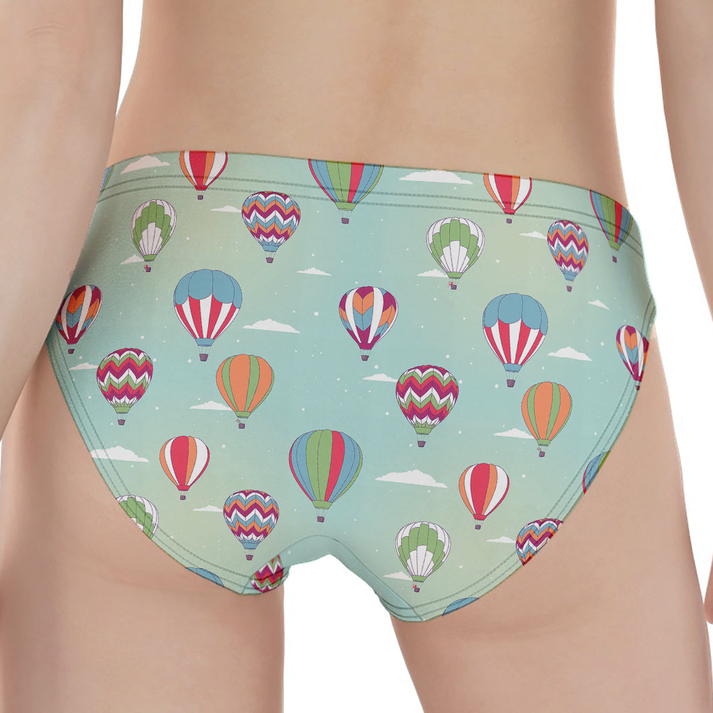 Hot Air Balloon Pattern Print Women's Panties