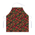 Hot Chili Peppers Pattern Print Adjustable Apron