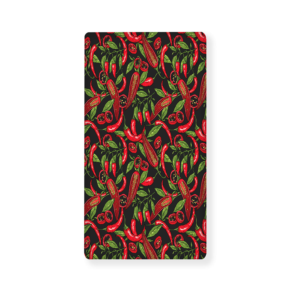 Hot Chili Peppers Pattern Print Baby Crib Sheet