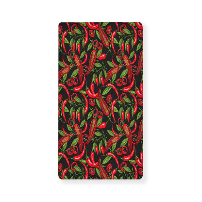 Hot Chili Peppers Pattern Print Baby Crib Sheet