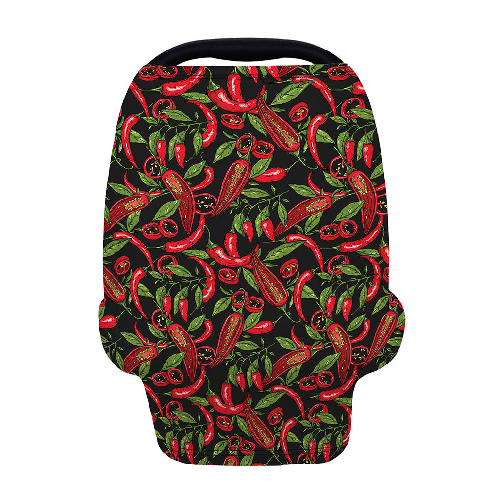 Hot Chili Peppers Pattern Print Baby Seat Cover