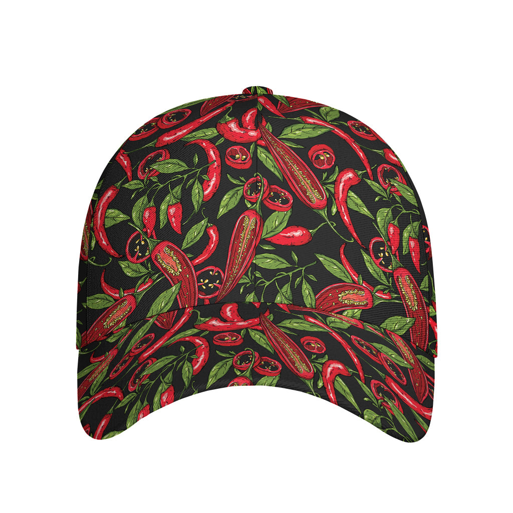 Hot Chili Peppers Pattern Print Baseball Cap