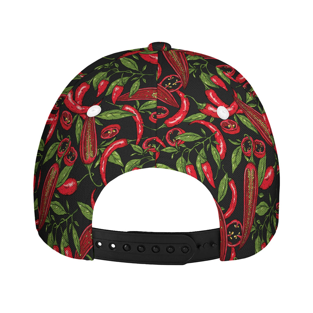 Hot Chili Peppers Pattern Print Baseball Cap