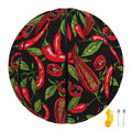 Hot Chili Peppers Pattern Print Basketball