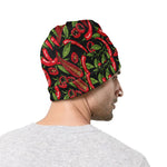 Hot Chili Peppers Pattern Print Beanie