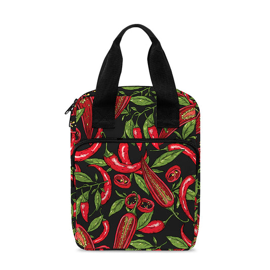 Hot Chili Peppers Pattern Print Bible Tote Bag