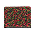 Hot Chili Peppers Pattern Print Bifold Wallet