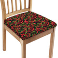 Hot Chili Peppers Pattern Print Chair Cushion Cover