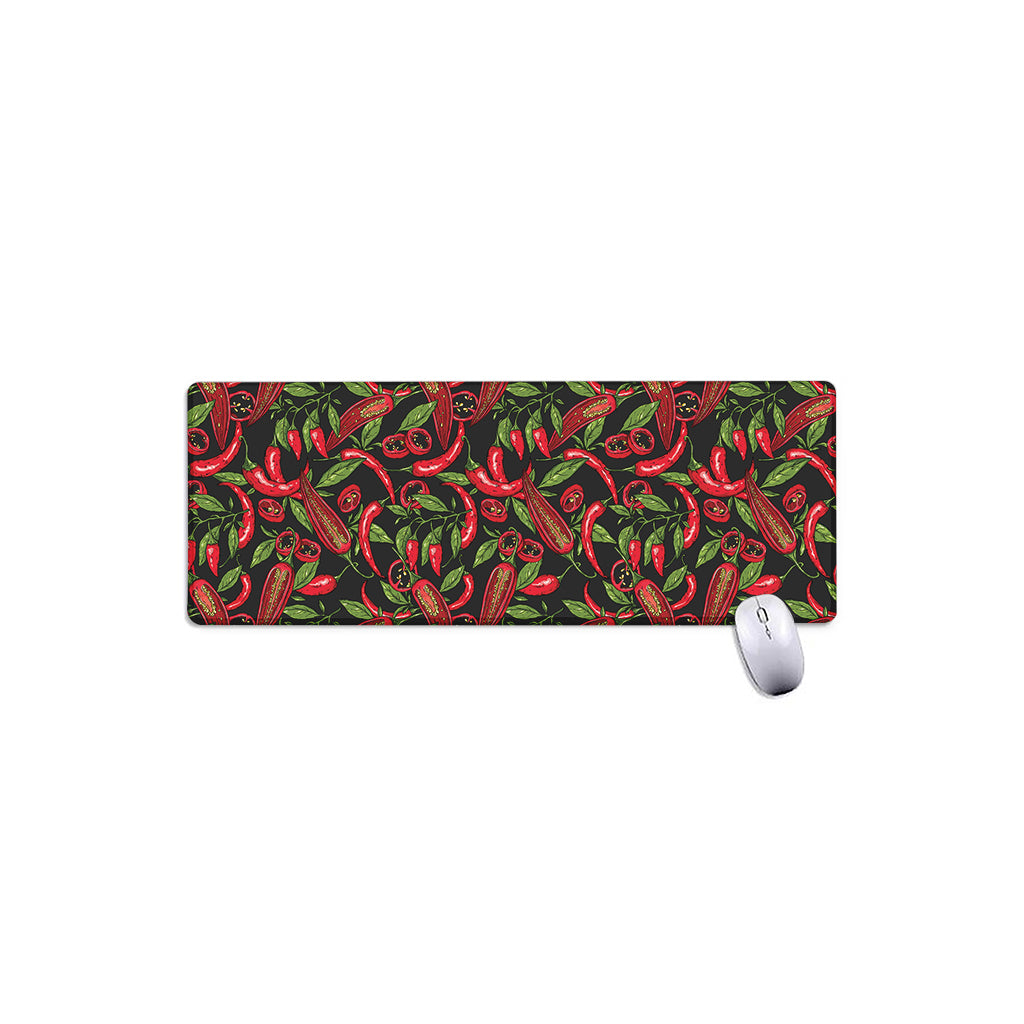 Hot Chili Peppers Pattern Print Extended Mouse Pad