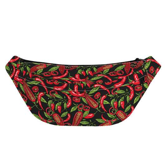 Hot Chili Peppers Pattern Print Fanny Pack