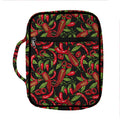 Hot Chili Peppers Pattern Print Front Pocket Bible Bag