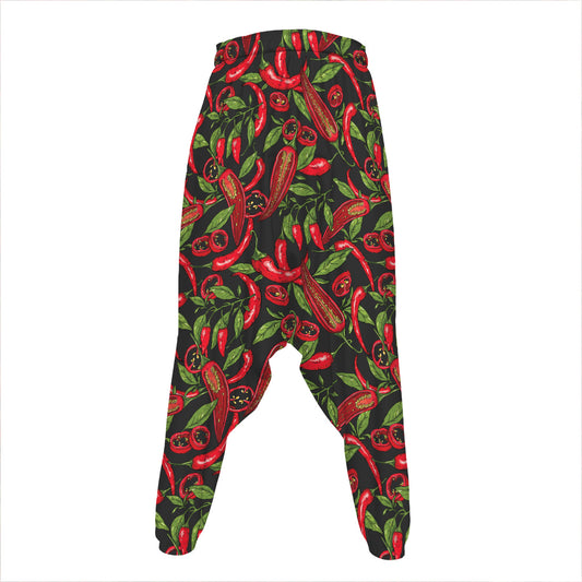 Hot Chili Peppers Pattern Print Hammer Pants