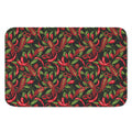 Hot Chili Peppers Pattern Print Indoor Door Mat