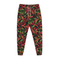Hot Chili Peppers Pattern Print Jogger Pants