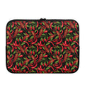 Hot Chili Peppers Pattern Print Laptop Sleeve