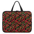 Hot Chili Peppers Pattern Print Laptop Sleeve With Handle