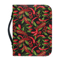 Hot Chili Peppers Pattern Print Leather Bible Cover