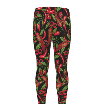 Hot Chili Peppers Pattern Print Men's leggings