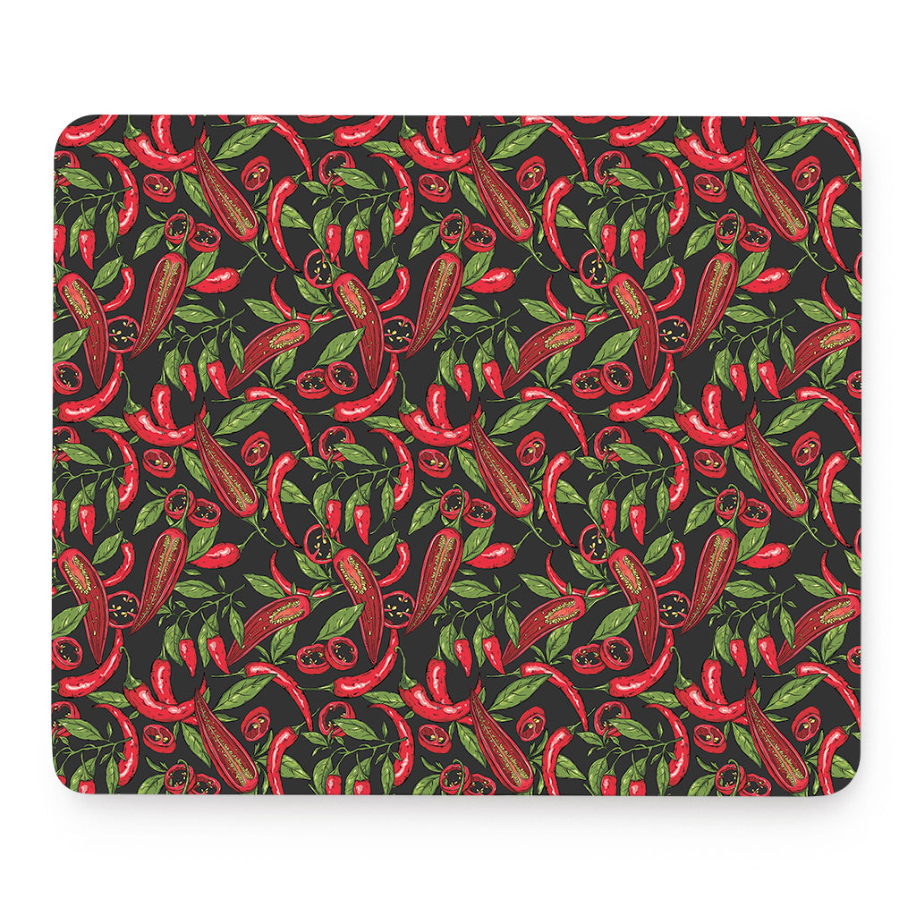 Hot Chili Peppers Pattern Print Mouse Pad
