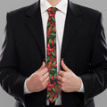 Hot Chili Peppers Pattern Print Necktie