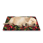 Hot Chili Peppers Pattern Print Pet Cooling Mat Cover