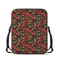 Hot Chili Peppers Pattern Print Rectangular Crossbody Bag