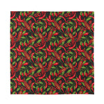 Hot Chili Peppers Pattern Print Silk Bandana