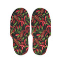 Hot Chili Peppers Pattern Print Slippers