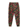 Hot Chili Peppers Pattern Print Sweatpants