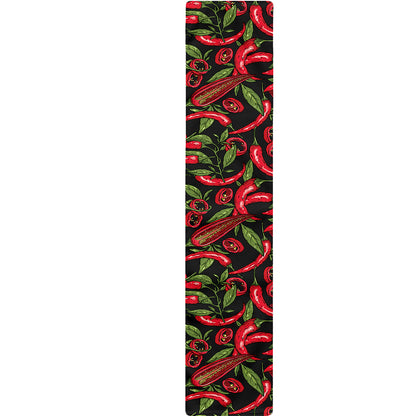 Hot Chili Peppers Pattern Print Table Runner