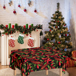 Hot Chili Peppers Pattern Print Tablecloth