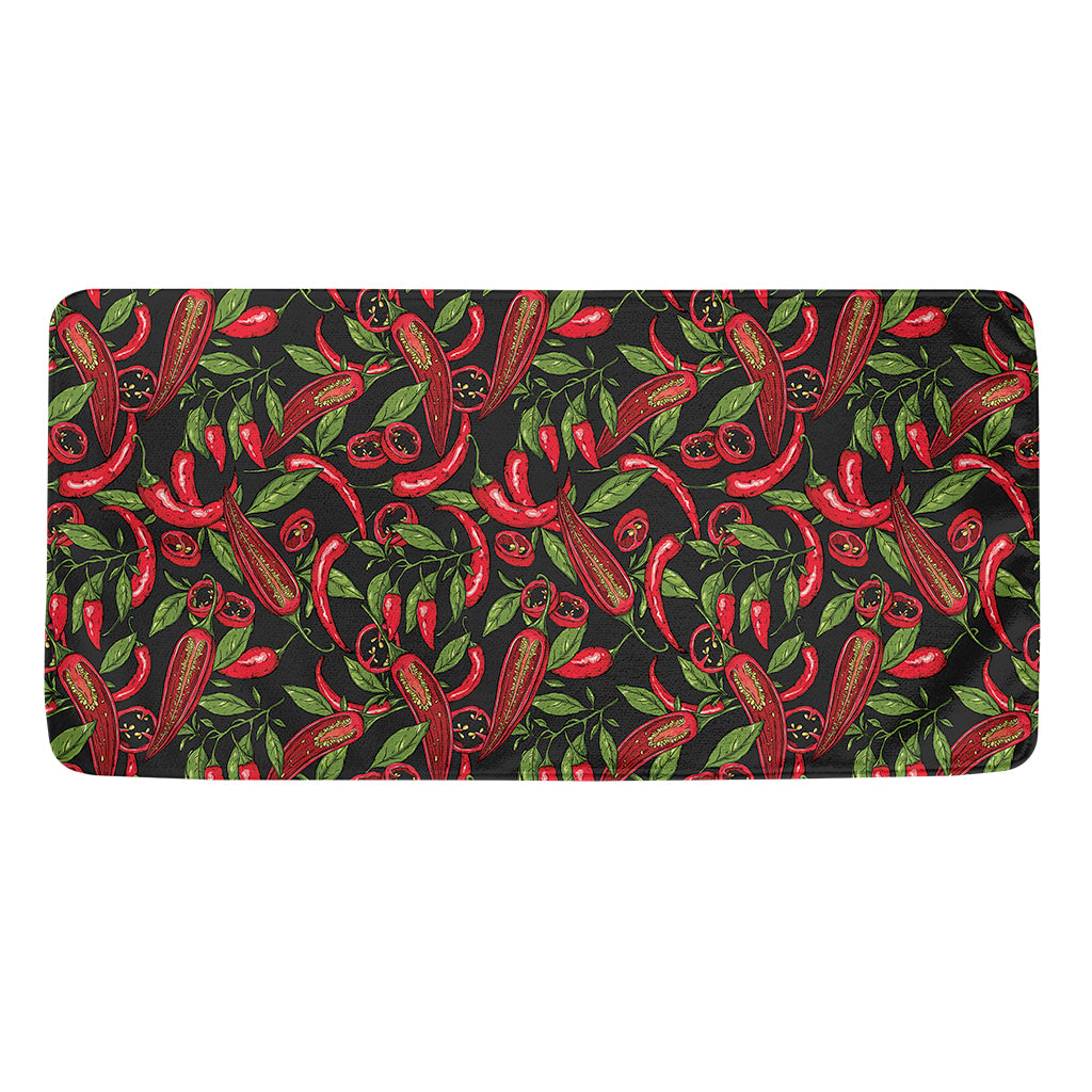 Hot Chili Peppers Pattern Print Towel