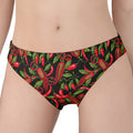 Hot Chili Peppers Pattern Print Women's Panties