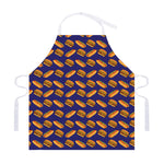 Hot Dog And Hamburger Pattern Print Adjustable Apron