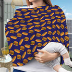 Hot Dog And Hamburger Pattern Print Baby Seat Cover