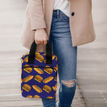 Hot Dog And Hamburger Pattern Print Bible Tote Bag
