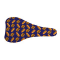 Hot Dog And Hamburger Pattern Print Bicycle Seat Cover