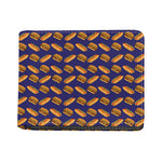 Hot Dog And Hamburger Pattern Print Bifold Wallet