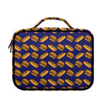 Hot Dog And Hamburger Pattern Print Briefcase Bible Bag