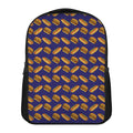 Hot Dog And Hamburger Pattern Print Casual Backpack