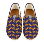 Hot Dog And Hamburger Pattern Print Casual Shoes