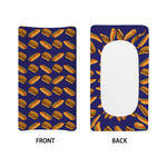 Hot Dog And Hamburger Pattern Print Changing Pad Cover