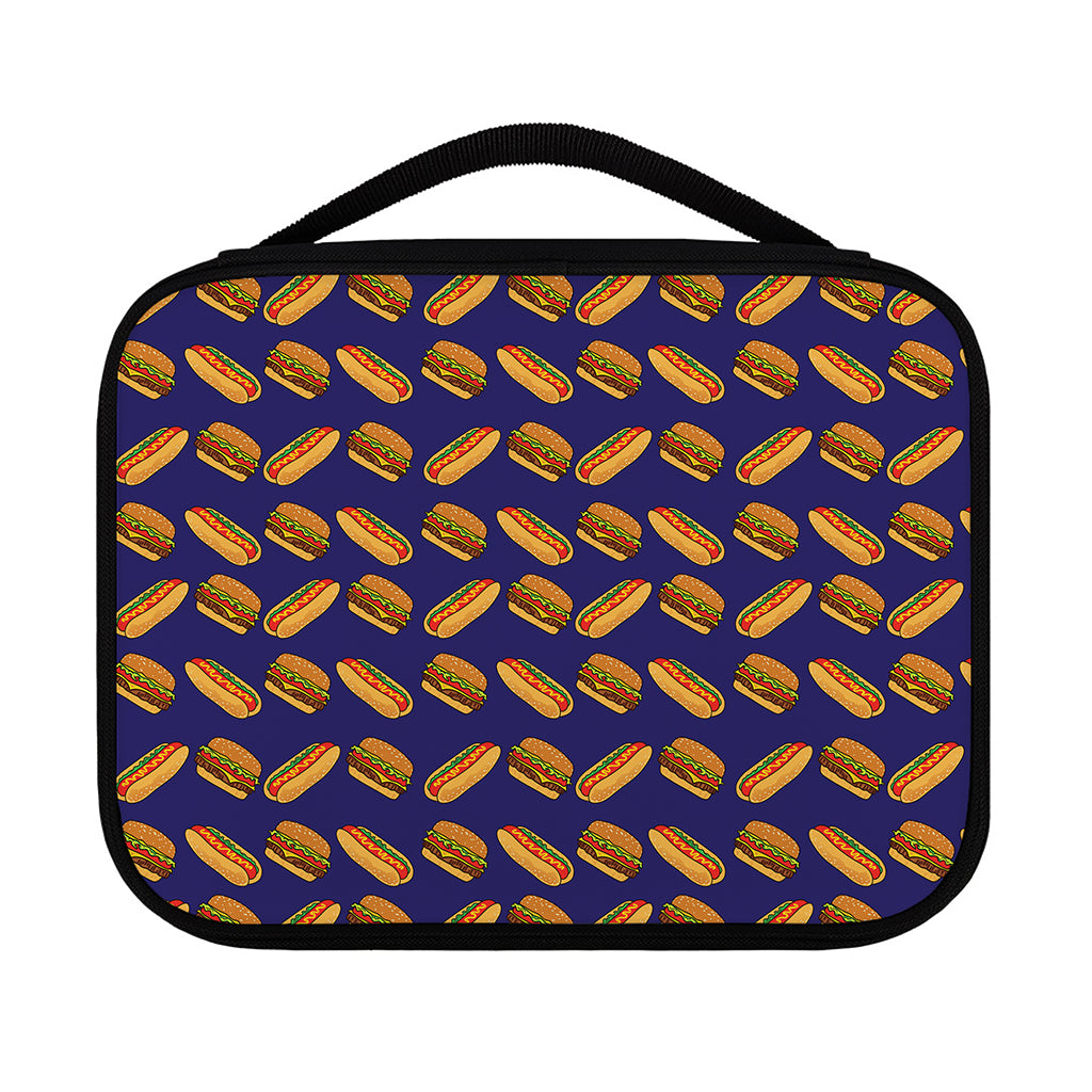 Hot Dog And Hamburger Pattern Print Classic Bible Case