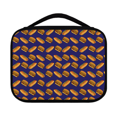 Hot Dog And Hamburger Pattern Print Classic Bible Case
