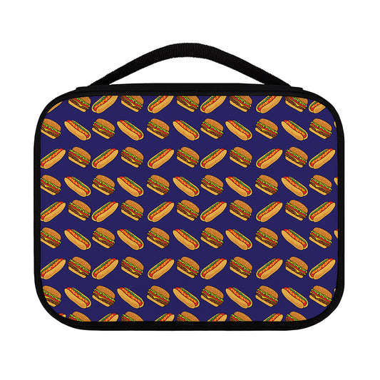 Hot Dog And Hamburger Pattern Print Classic Bible Case