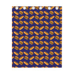 Hot Dog And Hamburger Pattern Print Curtain